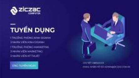 Công ty máy tính Ziczac tuyển dụng