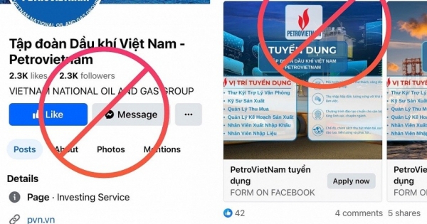 Ngập tràn trang mạng giả mạo tuyển dụng, Petrovietnam đưa ra cảnh báo khẩn