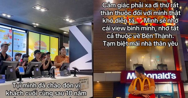 Nhân viên McDonald’s Bến Thành chia tay vị khách cuối cùng, dấy lên nghi vấn “không trụ nổi” vì giá mặt bằng quá cao