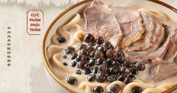 Chuỗi trà sữa Yu Tang của ‘ông trùm F&B’ Golden Gate ra mắt mì trà sữa trân châu bắp bò: Chuyện gì đây?