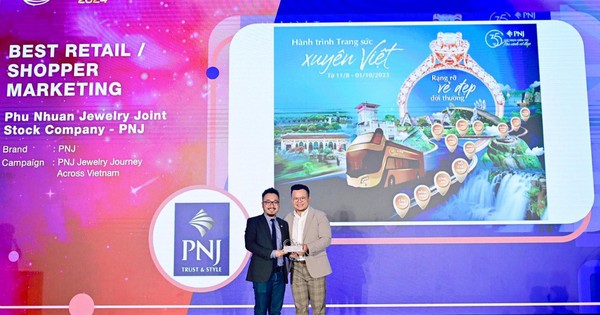 PNJ nối dài chuỗi giải thưởng Marketing Events Awards 3 năm liên tiếp