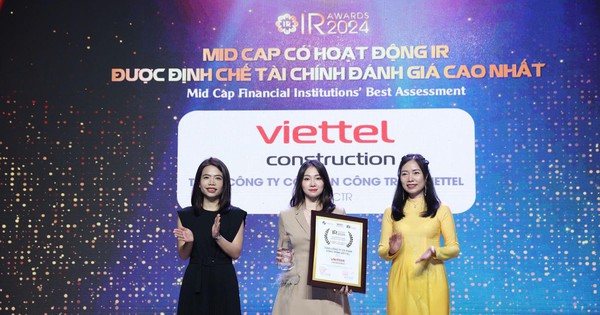 Viettel Construction – Doanh nghiệp niêm yết có hoạt động IR tốt nhất 2024