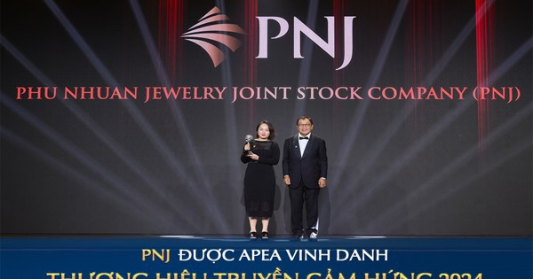 PNJ được APEA vinh danh Thương hiệu truyền cảm hứng 2024