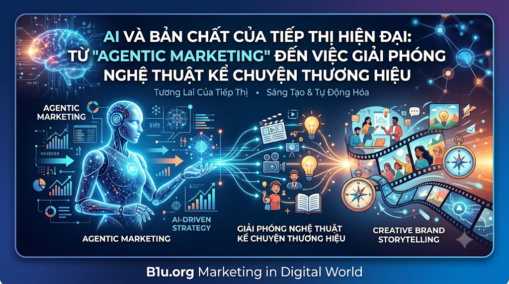 AI Và Bản Chất Của Tiếp Thị Hiện Đại: Từ “Agentic Marketing” Đến Việc Giải Phóng Nghệ Thuật Kể Chuyện Thương Hiệu