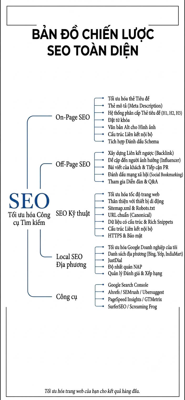 Bản Đồ Chiến Lược SEO Toàn Diện: Khi Tối Ưu Hóa Tìm Kiếm Là Một Cấu Trúc Tài Sản Số Bền Vững